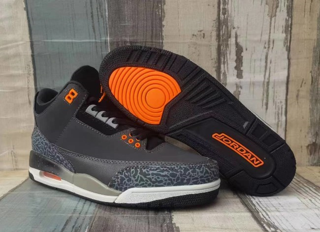 Men's Running weapon Air Jordan 3 Black Shoes 0101 Men's Running weapon Air Jordan 3 Black Shoes 0101